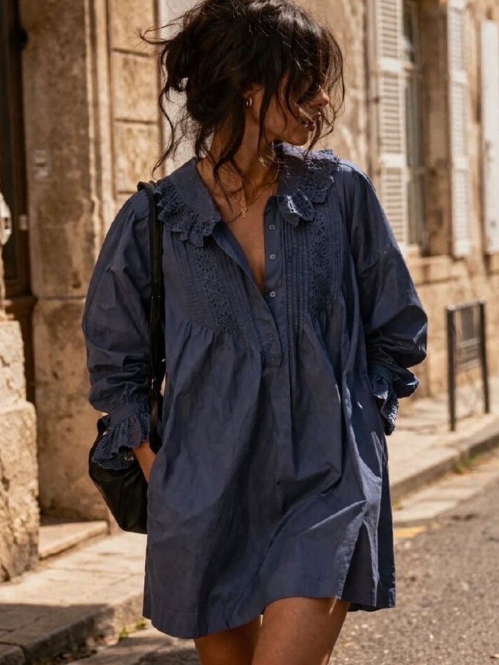 DOEN Nerona Shirt/Mini Dress Size Small